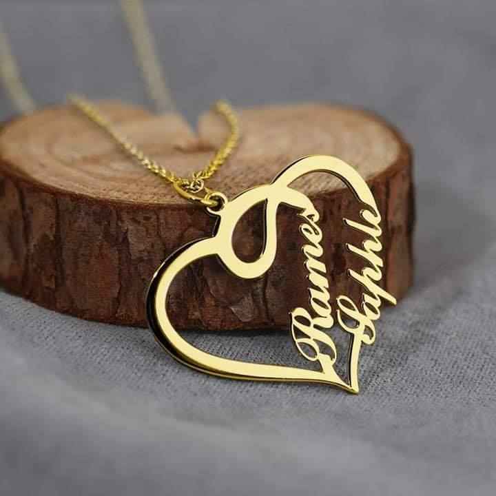 Heart Name Necklace - Creative Collection