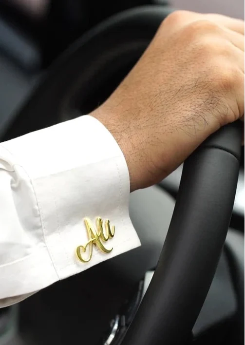 Stylish Name Cufflinks - Creative Collection