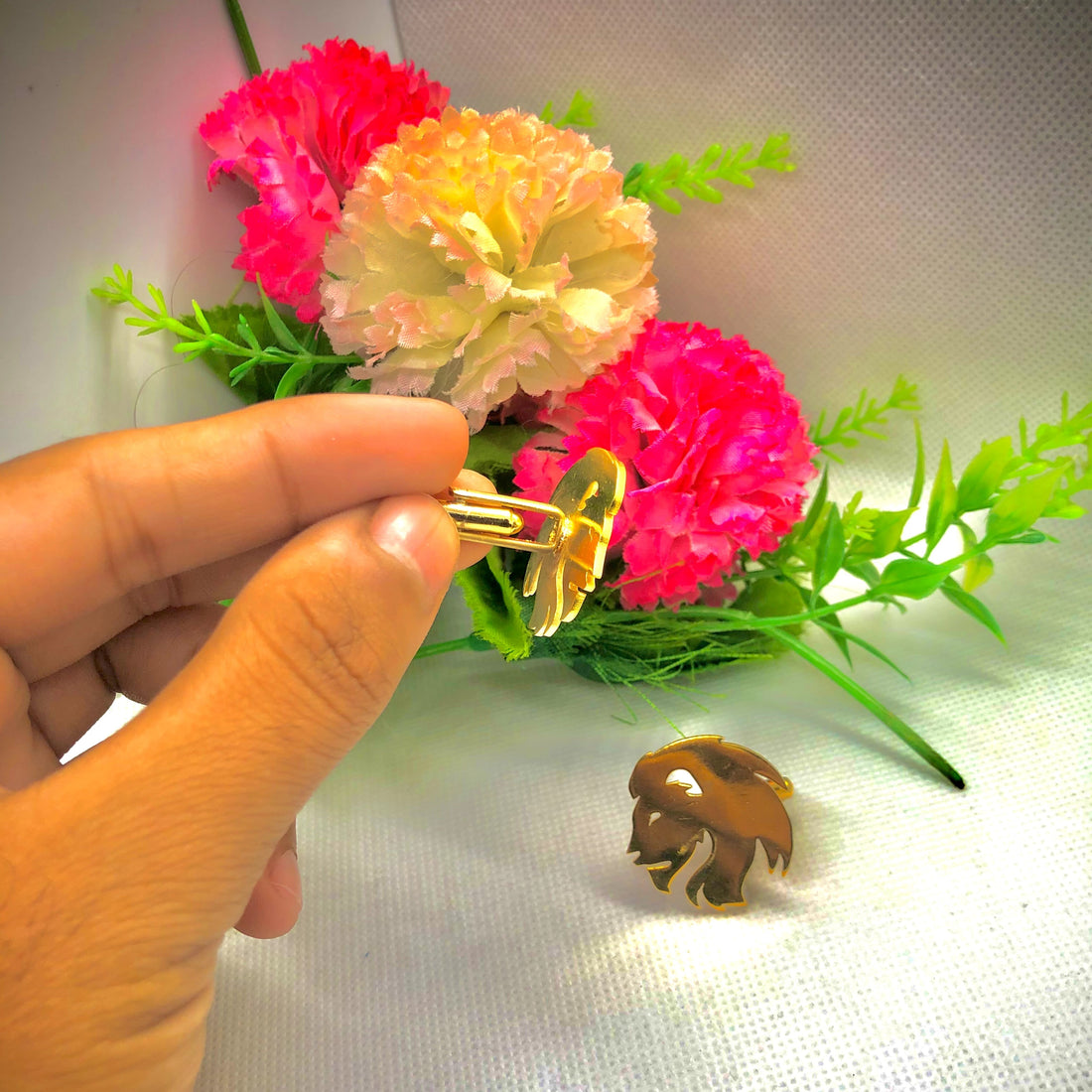 Lion Cufflinks/Studs - Creative Collection
