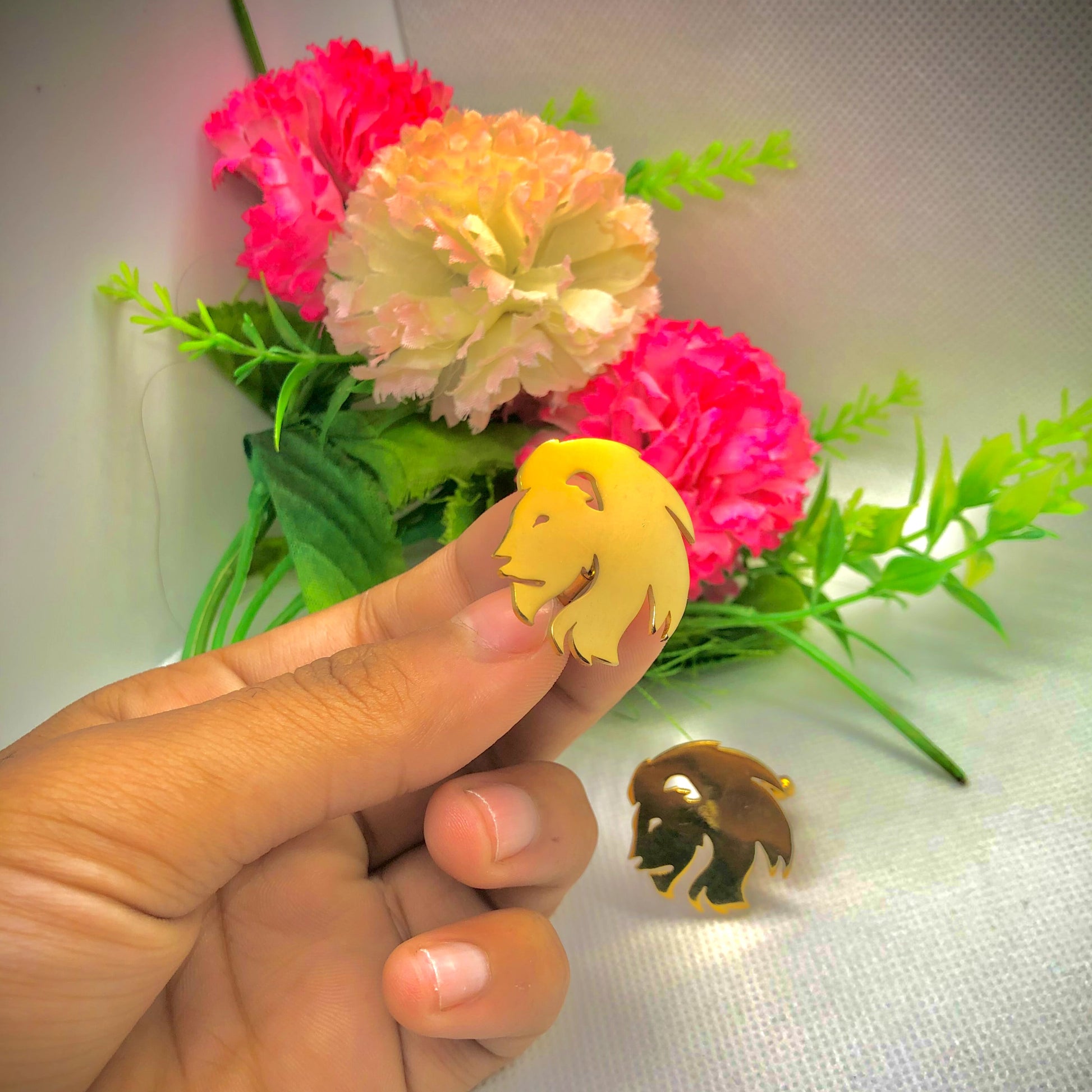 Lion Cufflinks/Studs - Creative Collection