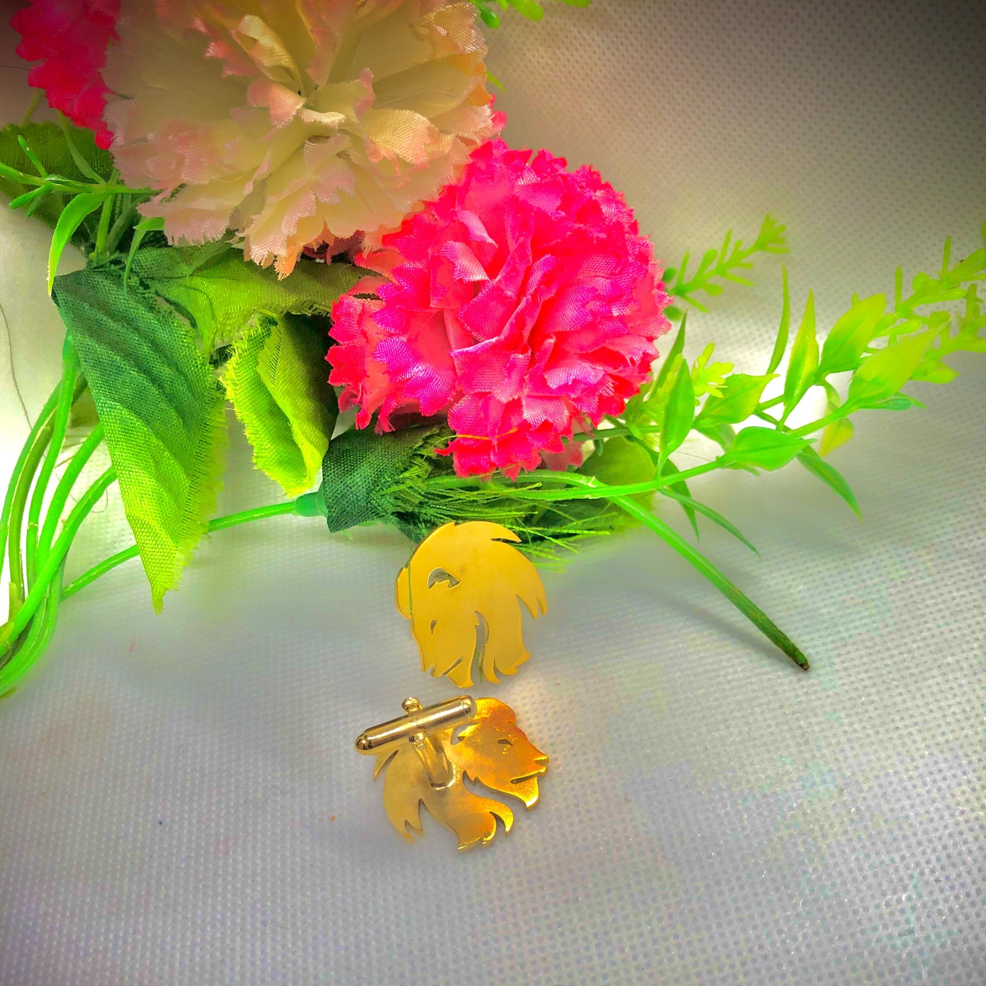 Lion Cufflinks/Studs - Creative Collection