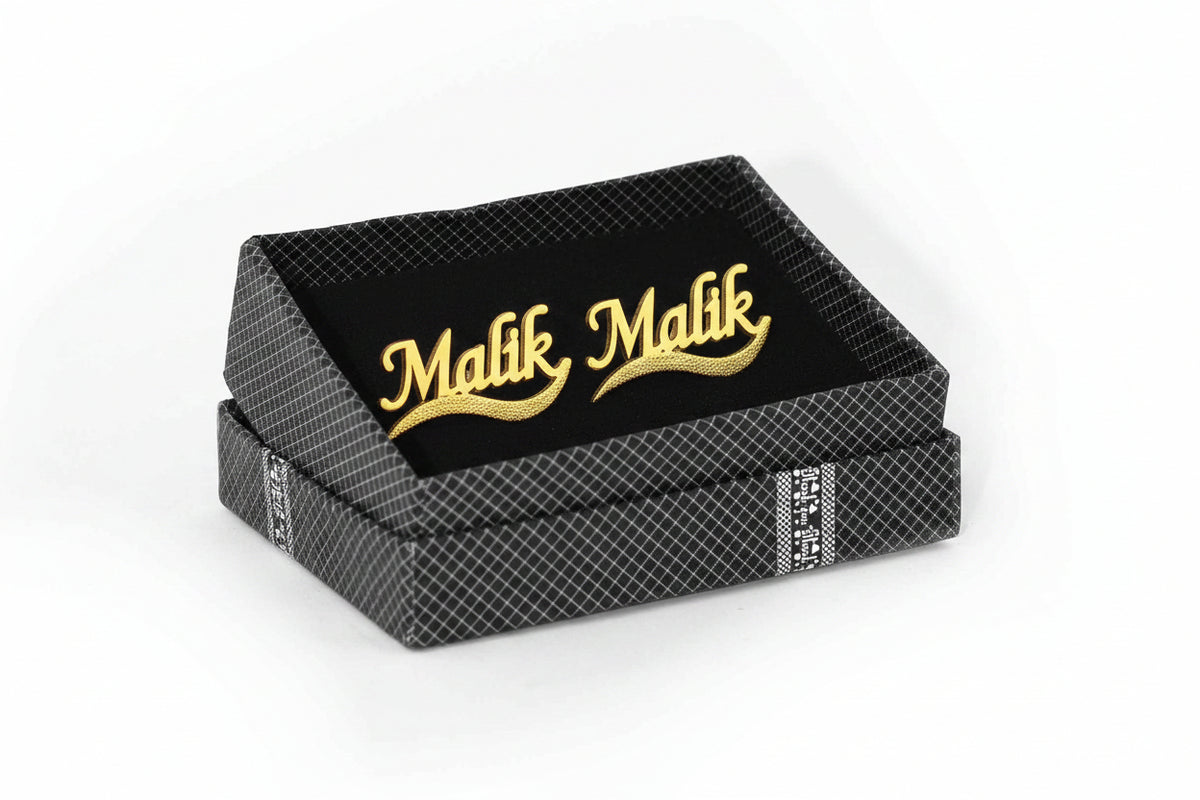 Customise Name Cufflink