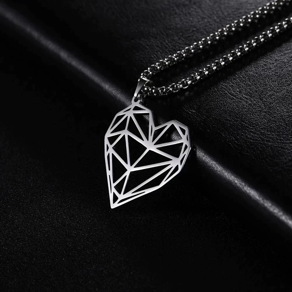 Fashion Big Hollow Heart Charm Necklace - Pendant - Creative Collection
